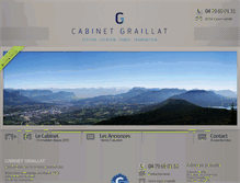 Tablet Screenshot of graillat-immobilier.com